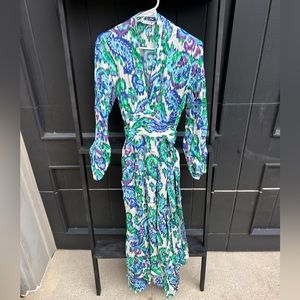 Zara wrap maxi dress